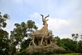 The Five Rams sculpture in Yuexiu park in Guangzhou Royalty Free Stock Photo