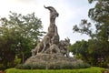 The Five Rams sculpture in Yuexiu park in Guangzhou Royalty Free Stock Photo