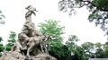 The Five Rams Statue of Yuexiu Park, Guangzhou, China Royalty Free Stock Photo