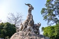 Five Rams Statue in Yuexiu Park the symbol of Guangzhou, China