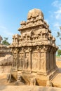 The Five Rathas, Arjuna ratha, Mahabalipuram, Tamil Nadu, India