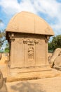 The Five Rathas, Draupadi ratha, Mahabalipuram, Tamil Nadu