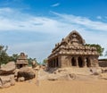 Five Rathas. Mahabalipuram, Tamil Nadu, India