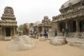 Five Rathas at Mahabalipuram, Tamil Nadu,India,Asia