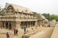 Five Rathas at Mahabalipuram, Tamil Nadu,India,Asia