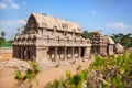 Five rathas in Mamallapuram