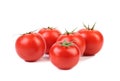 Five red ripe tomatoes Royalty Free Stock Photo