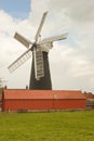Five Sailed windmill. Bough-Le-Marsh. Royalty Free Stock Photo