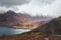 Five Sisters of Kintail mountains, Loch Duich area, scottish Highlands.