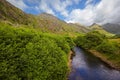 Five Sisters of Kintail from Shiel Bridge Royalty Free Stock Photo