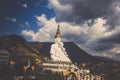 Five sitting Buddha statues at Wat Pha Sorn KaewWat Phra Thart Pha Kaewin Khao Kho,Phetchabun,north-central Thailand. Royalty Free Stock Photo