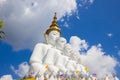 Five sitting Buddha statues at Wat Pha Sorn KaewWat Phra Thart Pha Kaew