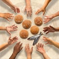 Five small barley loaves and two small fish for many