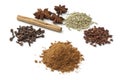 Five spices to make five-spice powder