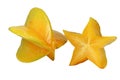 Carambola, also known as star fruit