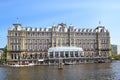 Five star Amstel hotel at the bank of the Amstel river, Amsterdam