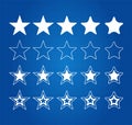 Five Star Quality Award Icons