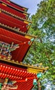 Five-storey Pagoda at Tosho-gu shrine in Nikko Royalty Free Stock Photo