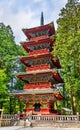 Five-storey Pagoda at Tosho-gu shrine in Nikko Royalty Free Stock Photo