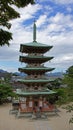 Five storied pagoda of Kosanji Temple in Japan