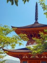 Five-storied Pagoda - Miyajima - Japan Royalty Free Stock Photo