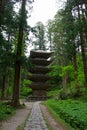 Five storied pagoda,Mount Haguro