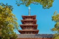 Five SToried Pagoda at Shitennoji Temple in Osaka