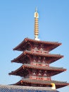 Five Storied Pagoda at Shitennoji Temple, Osaka Japan