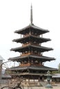 five-story pagoda of Horyu ji in Nara