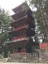 Five-story pagoda at Nikko Toshogu Shrine.