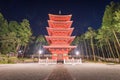 Shizuoka, Japan at Taiseki-ji Pagoda Royalty Free Stock Photo