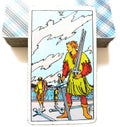 5 Five of Swords Tarot Card Royalty Free Stock Photo