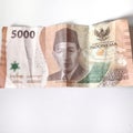 five thousand Indonesian rupiah.