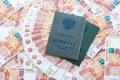 The five thousandth Russian rubles bear two certificates of secondary complete general education