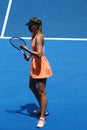 Five times Grand Slam champion Maria Sharapova of Russia in action during quarterfinal match at Australian Open 2016