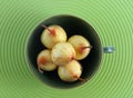 Five tiny Pears Royalty Free Stock Photo