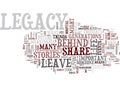 Five Tips To Design Your Legacy Text Background Word Cloud Concept