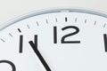 Five to twelve clock Royalty Free Stock Photo