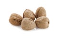Five walnuts Royalty Free Stock Photo