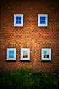 Five windows, one wall