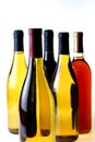 Five Wine Bottles Royalty Free Stock Photo
