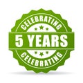 Five years anniversary celebrating icon