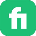 Fiverr app icon freelancing market is perfect for use in any mobile app-related project. Modern design with the iconic Fiver logo