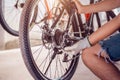 Fix bike, Adjust the bicycle gear