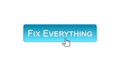 Fix everything web interface button clicked with mouse cursor, blue color