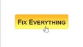 Fix everything web interface button clicked with mouse cursor, orange color