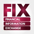 Opravit finanční výměna akronym 