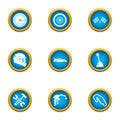Fix the highway icons set, flat style