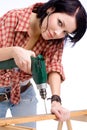 Fix-it woman Royalty Free Stock Photo