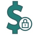 Fixed Cost icon Royalty Free Stock Photo